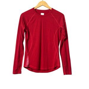 Icebreaker merino bodyfit + 200 long sleeve red women’s medium